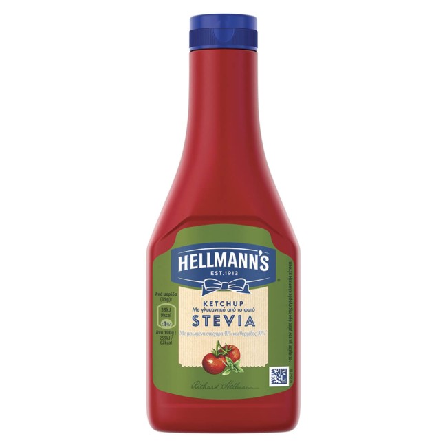 Hellmann's Κέτσαπ Stevia 520g