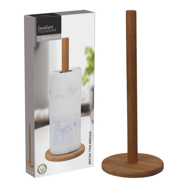 Βάση Για χαρτί Κουζίνας Απο Bamboo