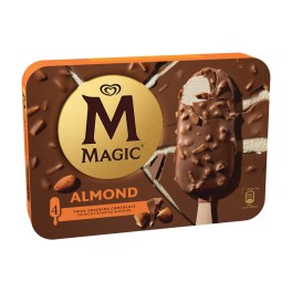 Magic Παγωτό Ξυλάκι Αμύγδαλο 4x7gr