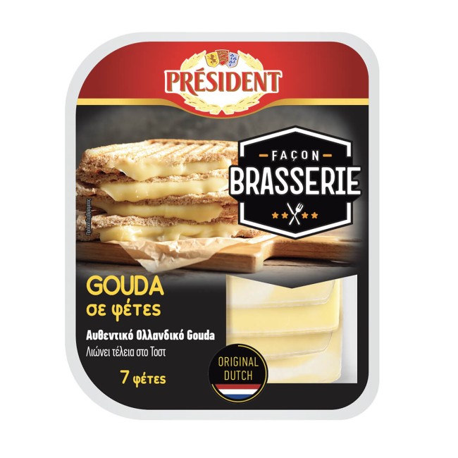 President Gouda Ολλανδίας σε Φέτες 7τμχ 175g