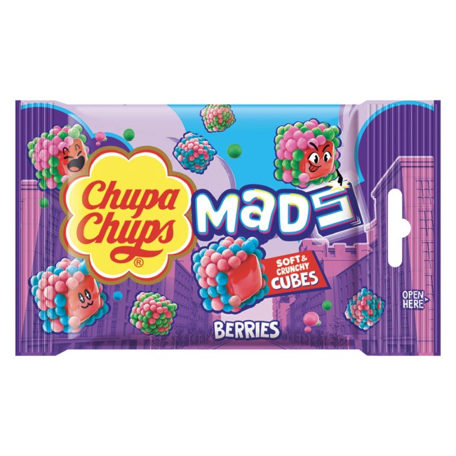 Chupa Chups Ζαχαρωτά Mads Berries 45g