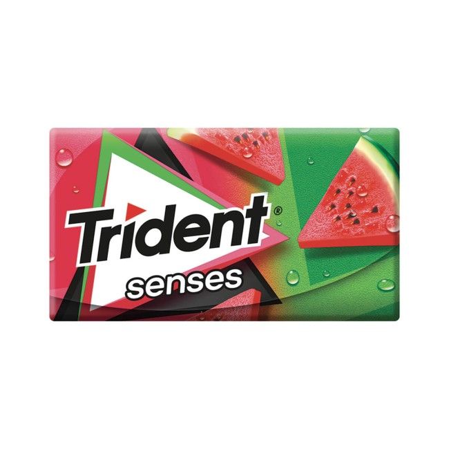 Trident Τσίχλες Senses Καρπούζι 27gr