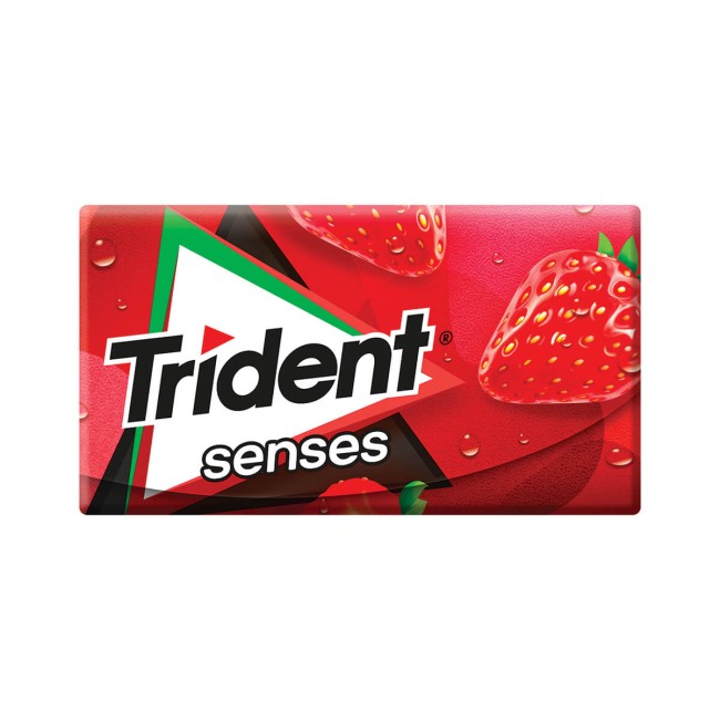Trident Τσίχλες Senses Φράουλα 27gr