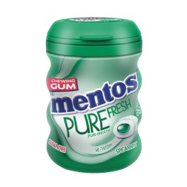 Mentos Pure Fresh Spearmint Τσίκλες Χωρίς Ζάχαρη 60gr
