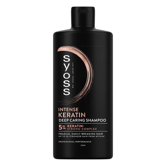 Syoss Σαμπουάν Keratin για αδύναμα μαλλιά που σπάνε 440ml