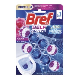 Bref Duo WC Self Active Flower Μπλοκ Τουαλέτας 2x50g