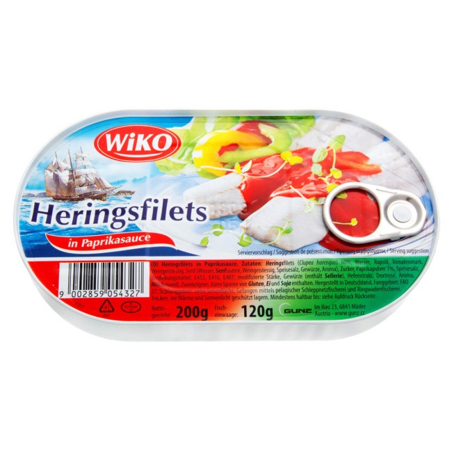 Wiko Φιλέτα Ρέγγας Σε Σάλτσα Πιπεριάς 120gr