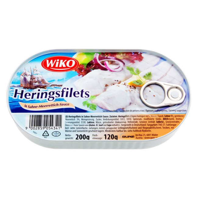 Wiko Φιλέτα Ρέγγας Σε Σάλτσα Horseradish 120gr