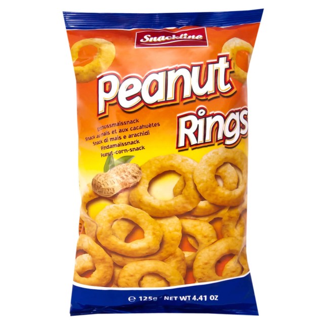Snackline Σνακ Peanut Rings 125 gr