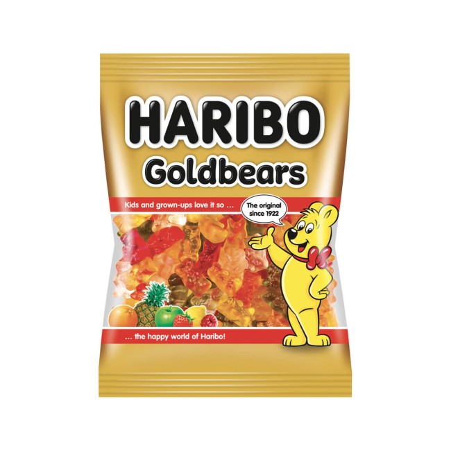 Haribo Goldbaren Καραμέλες Ζελίνια με Γεύση Φρούτων 100gr