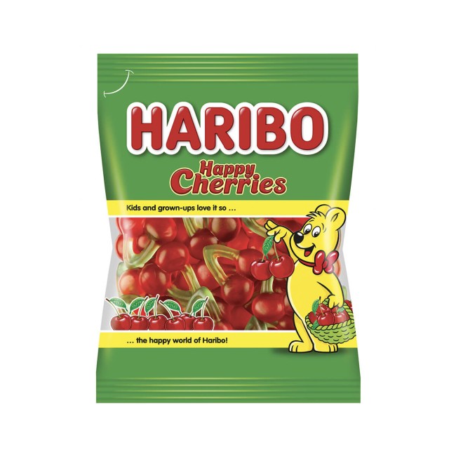 Haribo Happy Cheries Καραμέλες Ζελίνια Κεράσια 100gr