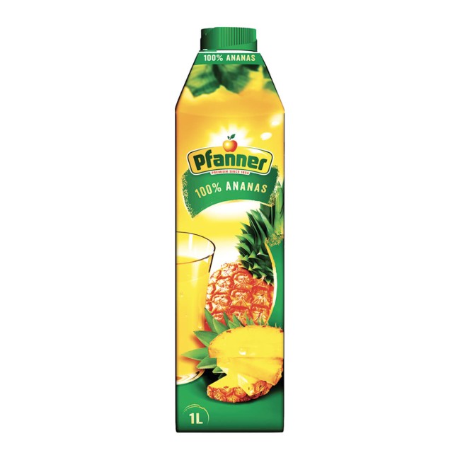 Pfanner 100% Φυσικός Χυμός Ανανάς 1lt