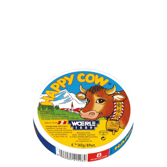 Happy Cow Τρίγωνα Τυράκια 140gr, 8τεμ.