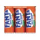 Fanta Πορτοκαλάδα  Με Ανθρακικό Zero 6x330ml