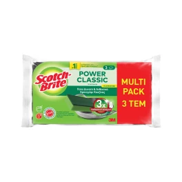 Scotch Brite Σφουγγάρι Πράσινο Αντιβακτηριδιακό 3τμχ