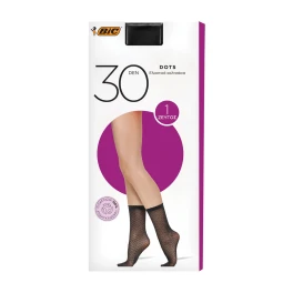 Bic Καλτσάκι Dots Μαύρο