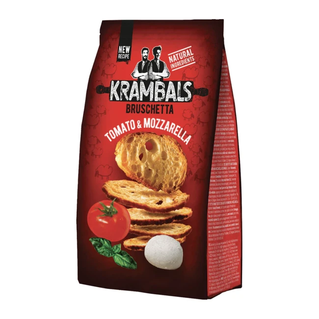 Krambals Μπρουσκέτα Τομάτα & Μοτασρέλα 70gr