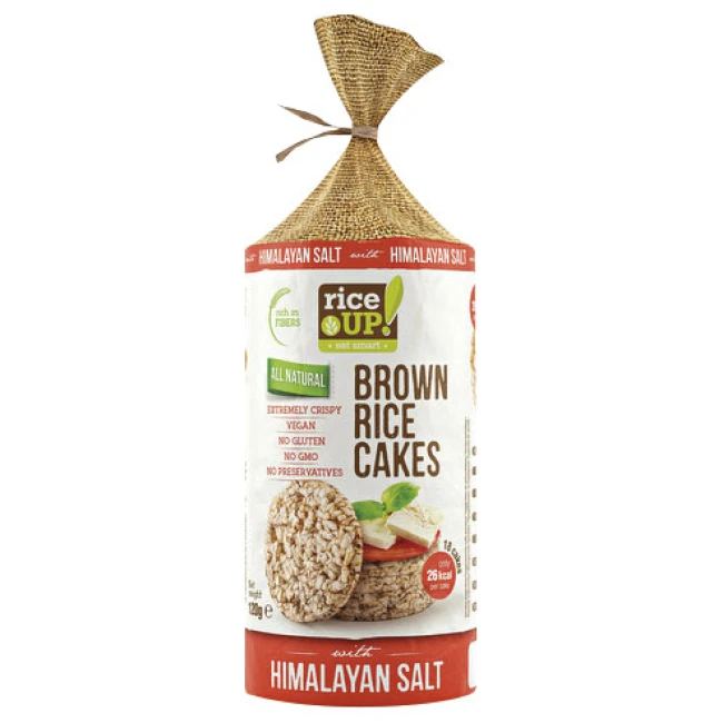Rice Up! Cakes Ρυζογκοφρέτες με Αλάτι Ιμαλαΐων 120gr