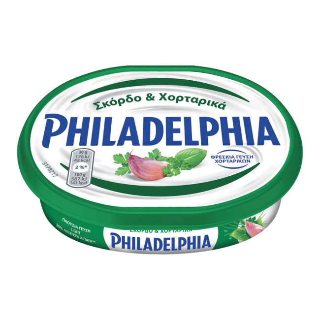 Philadelphia Τυρί Κρέμα με Σκόρδο 200gr