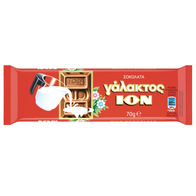 ΙΟΝ Σοκολάτα Γάλακτος 70gr