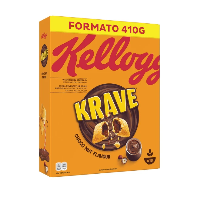 Kellogg's Δημητριακά Choco Krave Nut 410gr