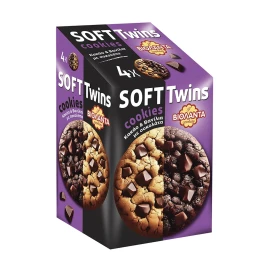 Βιολάντα Soft Twins Cookies Κακάο & Βανίλια-Σοκολάτα 160gr