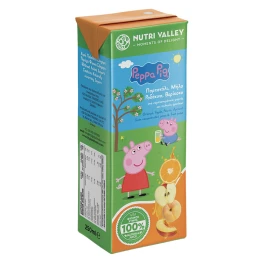 Nutri Valley Χυμός Μήλο-Πορτοκάλι-Ροδάκινο-Βερίκοκο Peppa Pig 250ml