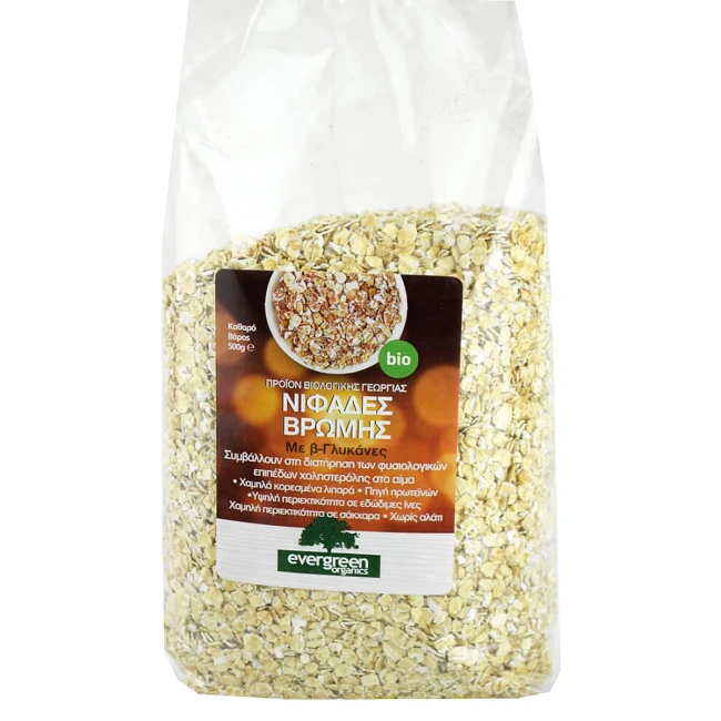 Evergreen Νιφάδες Βρώμης Bio 500gr