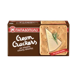 Παπαδοπούλου Cream Crackers Σίκαλης 175g Παπαδοπούλου Cream Crackers Σίκαλης 175g