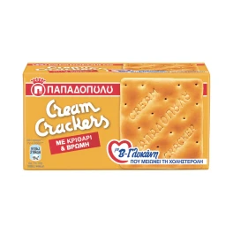 Παπαδοπούλου Cream Crackers με Κριθάρι & Βρώμη 185g
