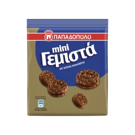 Παπαδοπούλου Mini Γεμιστά Μπισκότα Σοκολατα 90gr