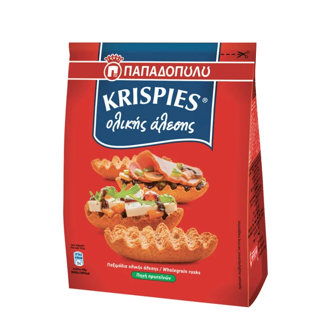 Παπαδοπούλου Krispies Ολικής 200g