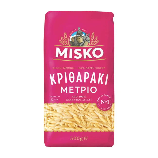 Misko Κριθαράκι Μέτριο 500gr Misko Κριθαράκι Μέτριο 500gr