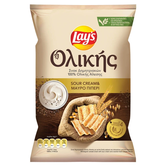 Lay's Σνακ Ολικής 'Αλεσης με Πιπέρι 95g Lay's Σνακ Ολικής 'Αλεσης με Πιπέρι 95g