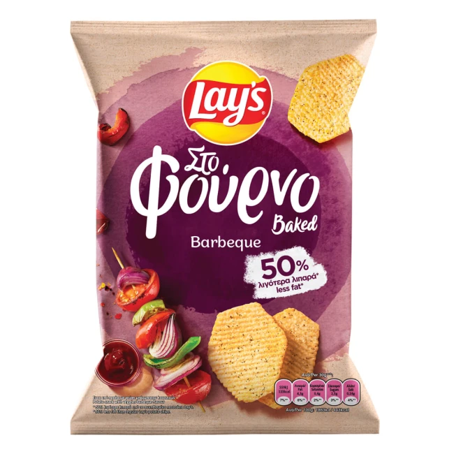 Lay's Πατατάκια Στο Φούρνο BBQ 105g