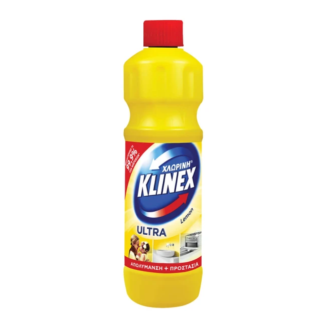 Klinex Ultra Χλωρίνη Λεμόνι 750ml