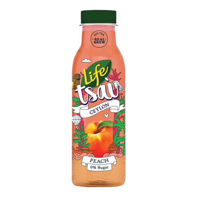 Δέλτα Life Tsai Ice Tea Ceylon Ροδάκινο 500ml