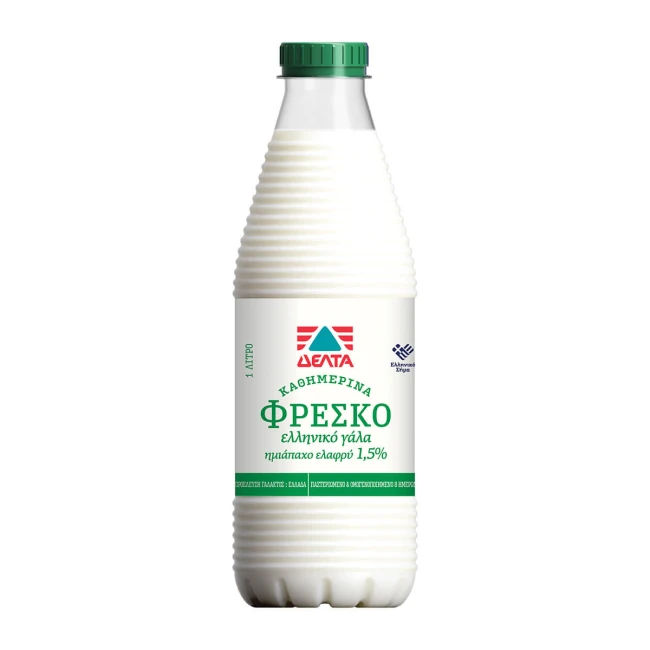 Δέλτα Καθημερινά Φρέσκο Γάλα Ελαφρύ 1lt