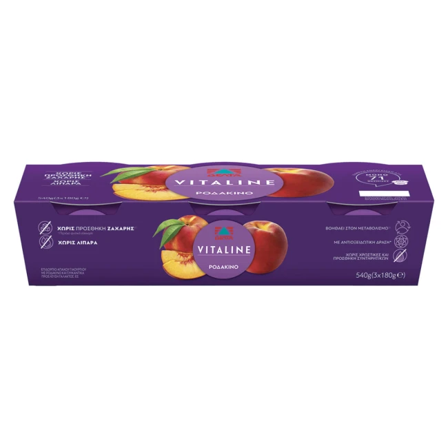 Δέλτα Vitaline Ροδάκινο 3x180gr