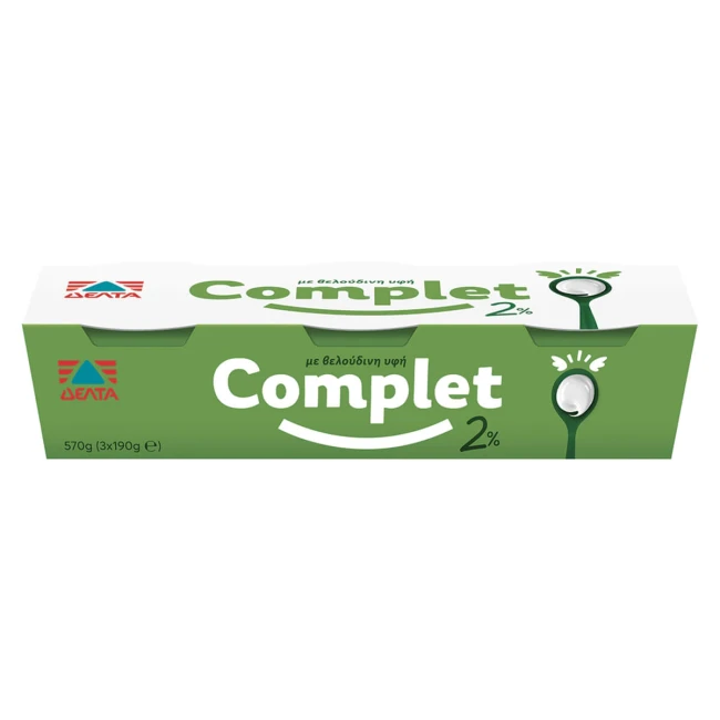 Δέλτα Complet Γιαούρτι 2% 3x190gr