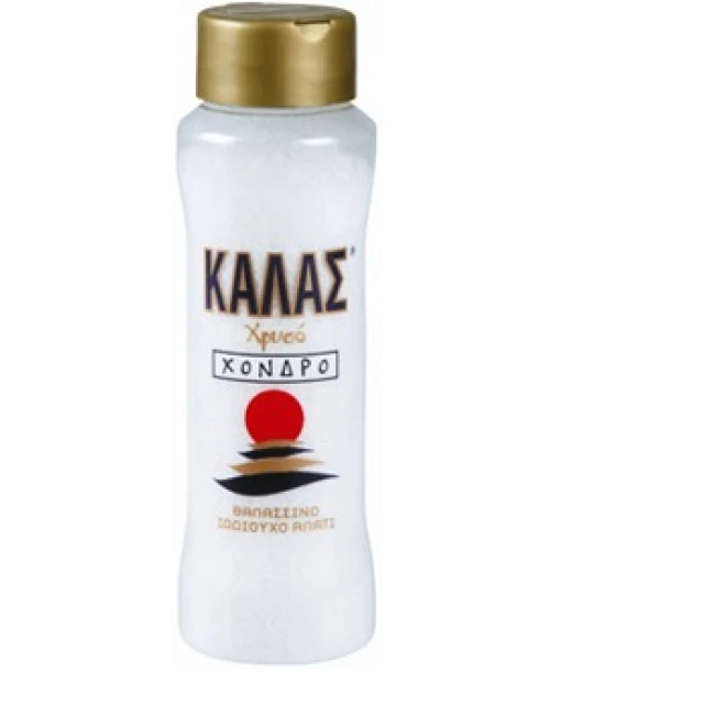 Κάλας Αλάτι Χρυσό Χονδρό Πλαστική Φιάλη 450gr
