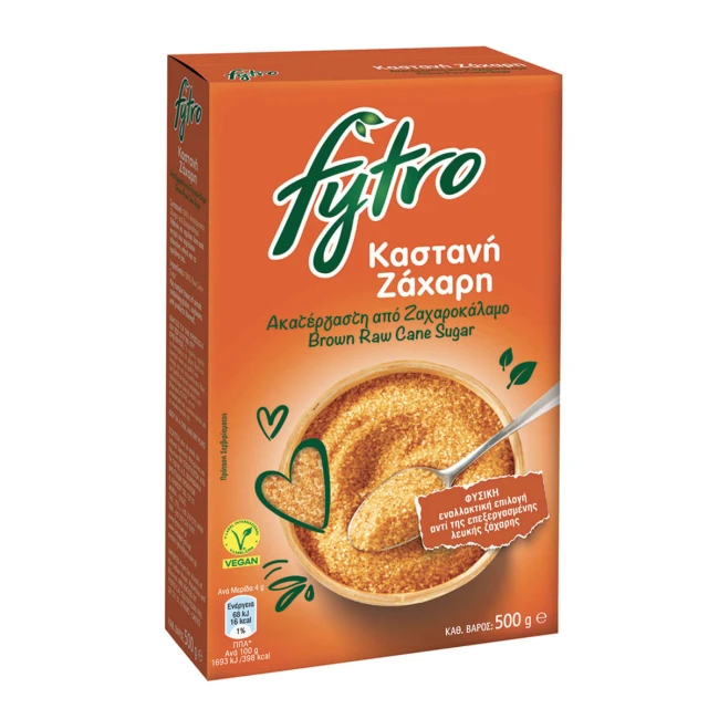 Fytro Καστανή Ζάχαρη Ακατέργαστη 500gr