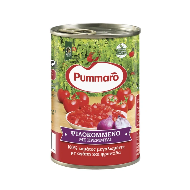 Pummaro Τοματάκι Ψιλοκομμένο Με Κρεμμύδι 400gr