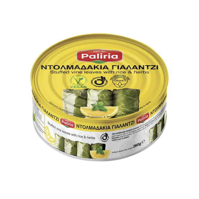 Παλίρροια Ντολμαδάκια Γιαλαντζί 280gr Παλίρροια Ντολμαδάκια Γιαλαντζί 280gr