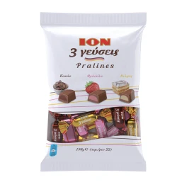 ΙΟΝ Σοκολατίνια Γεμιστά σε 3 Γεύσεις 198g