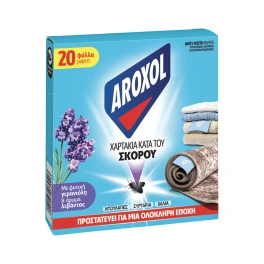 Aroxol Σκοροκτόνα Χαρτάκια 20τμχ