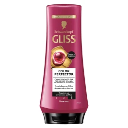 Conditioner Schwarzkopf Gliss Για Λαμπερό Χρώμα Color Perfector 200ml