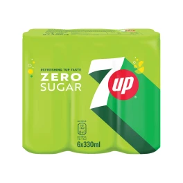 7Up Γκαζόζα Χωρίς Ζάχαρη 330mlx6