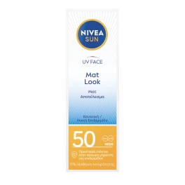 Nivea Sun UV Face Cream Mat Look  Αντηλιακή Κρέμα Προσώπου SPF50 - 50ml