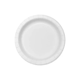 Πιάτα Χάρτινα Μεγάλα Λευκά 26cm. 10τμχ